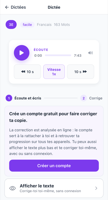Lecteur audio Anta avec contrôles et option photo de la copie