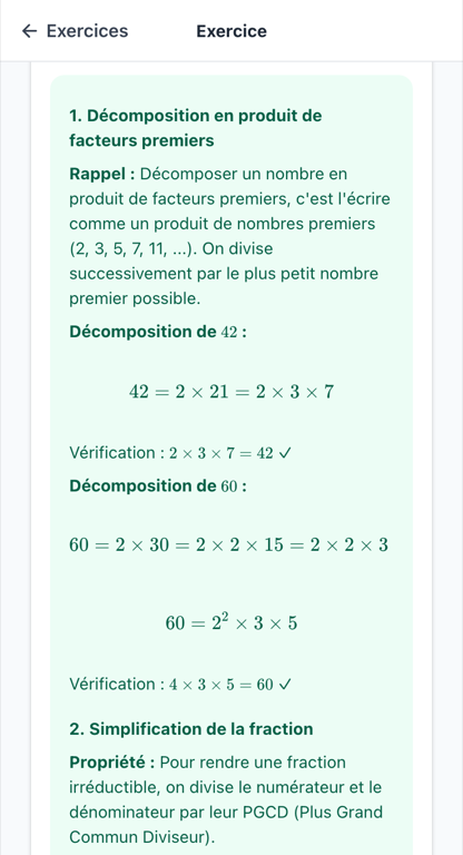 Correction détaillée d'un exercice Anta avec étapes
